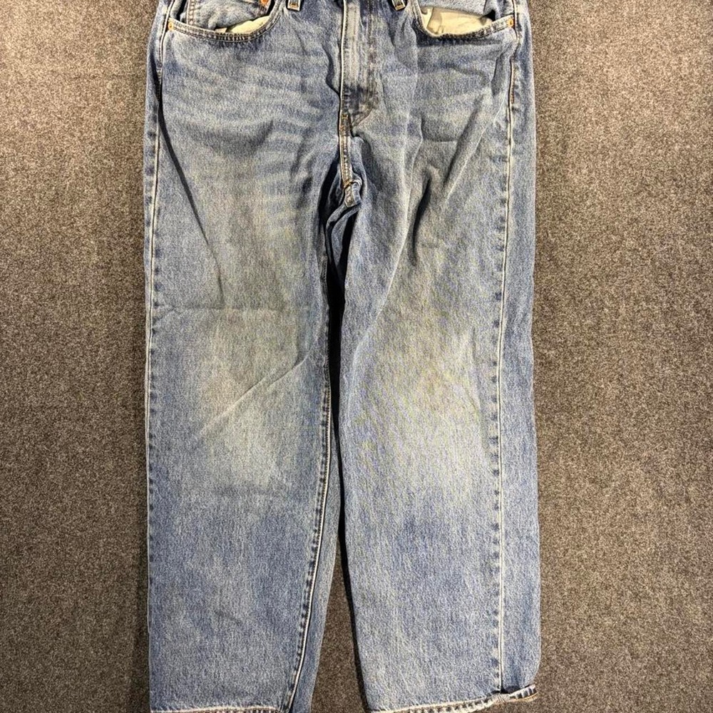 Vintage Levis Big E Jeans Mens 34 Denim Pants Light Wash Blue 60s 70s Style